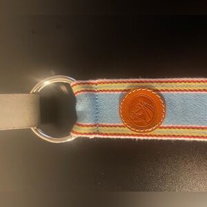Women’s Lilo Espana Equestrian fabric striped belt